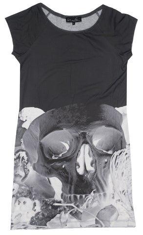 Ladies Black Skull Dress