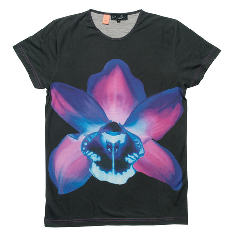 Black Purple Orchid T-shirt